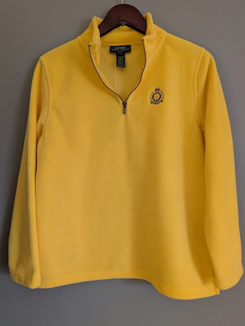 Lauren Ralph Lauren Quarter Zip Fleece NWT Size MP